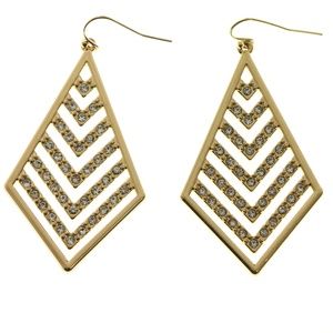 Express Dangle-Earrings Gold NWOT